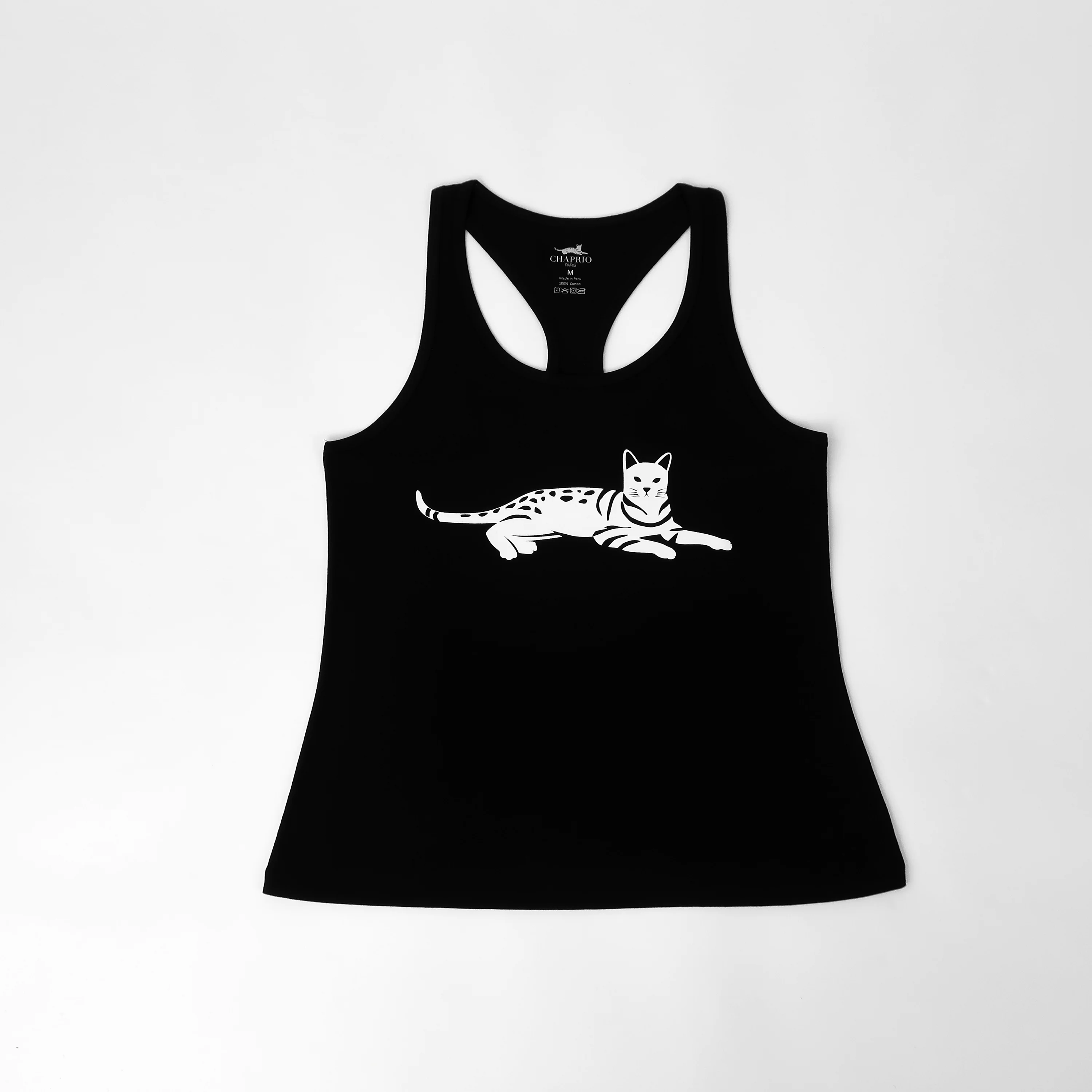 Women's 100% Pima Cotton Tank Top - Black - Large - Image 3
