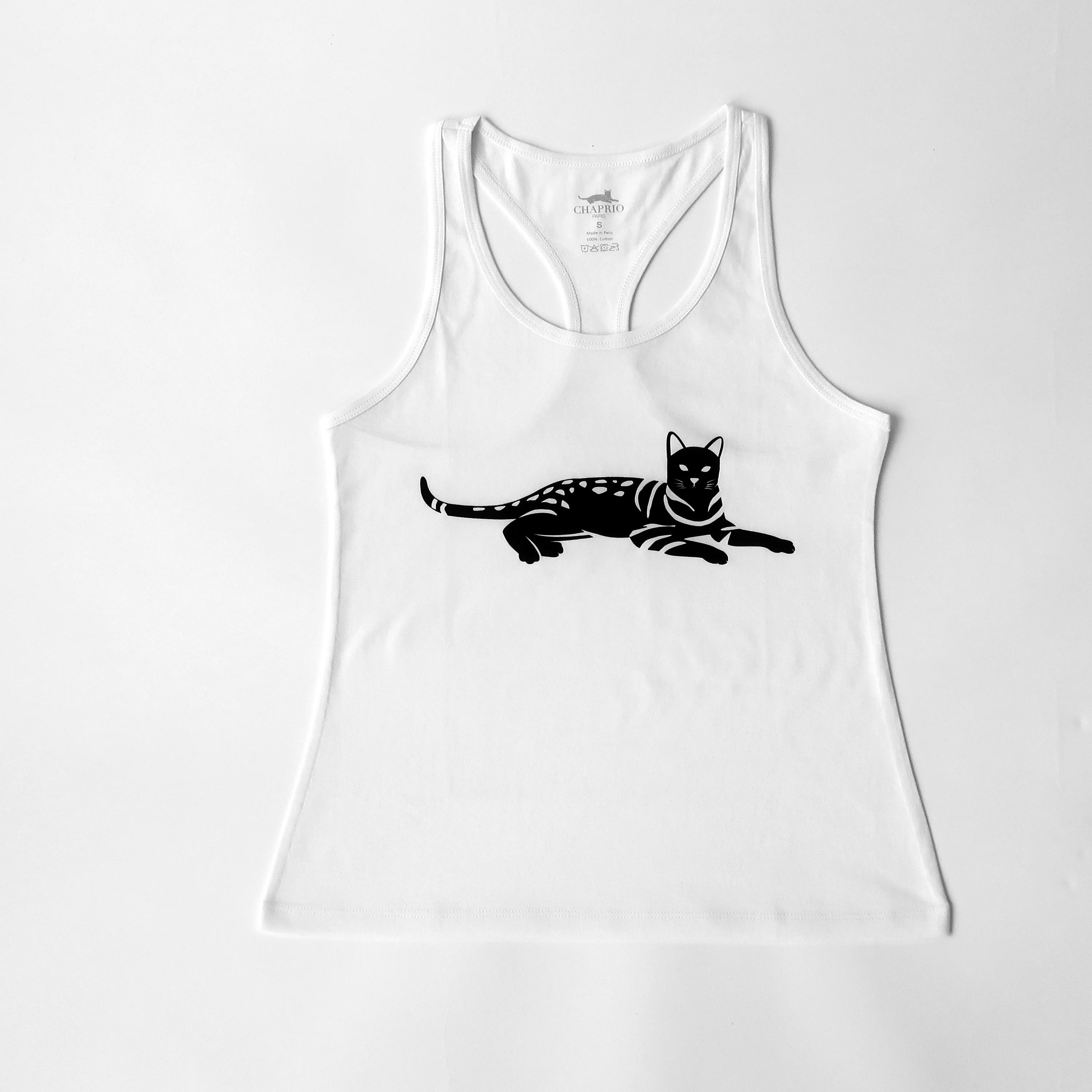 Women's 100% Pima Cotton Tank Top - White - Large - Image 3